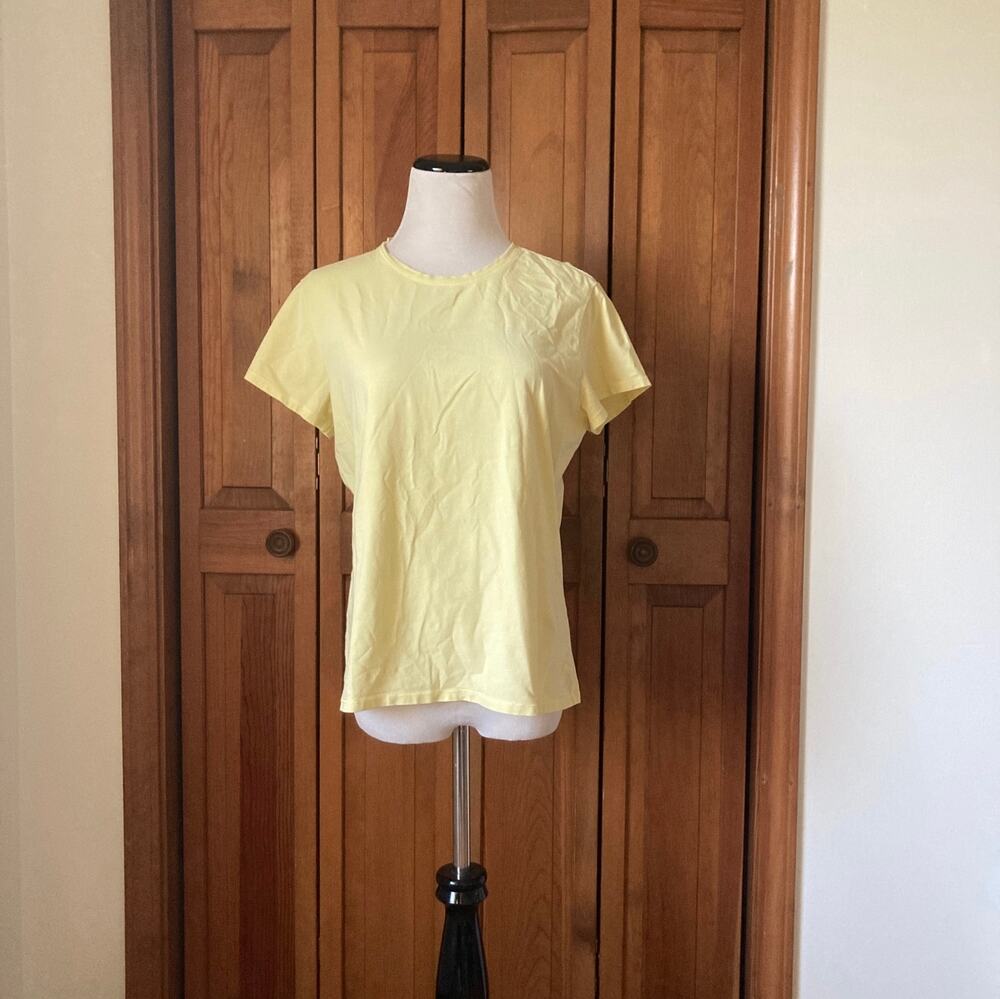 Gap Pastel Yellow Tee Shirt, Size L